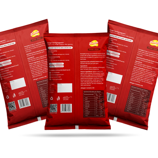 Kerala Banana Chips – Peri Peri (110g) combo of 3