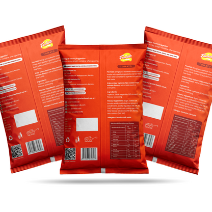 Kerala Tapioca Chips - Rich Tomato (70g) combo of 3