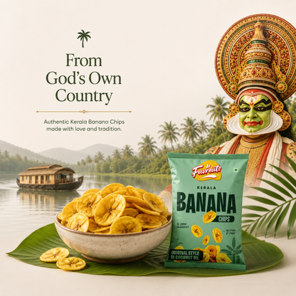 Kerala Nendran Banana Chips | Original Style Coconut Oil | 1 Kg