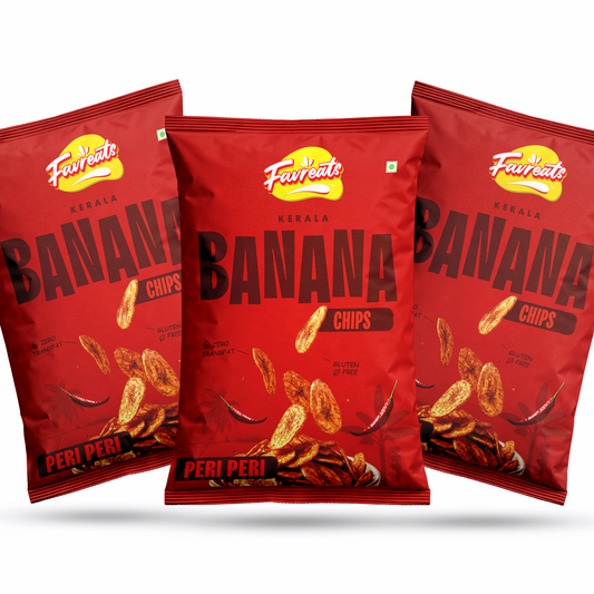 Kerala Banana Chips – Peri Peri (110g) combo of 3