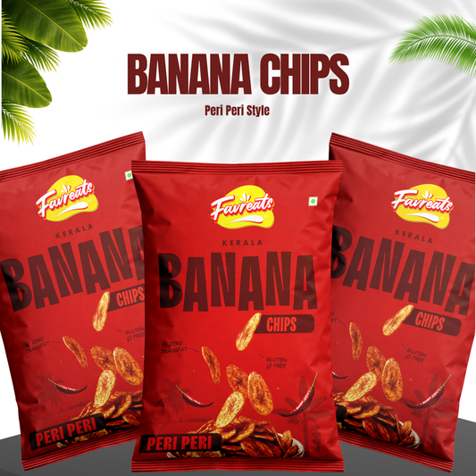 Kerala Banana Chips – Peri Peri (110g) combo of 3
